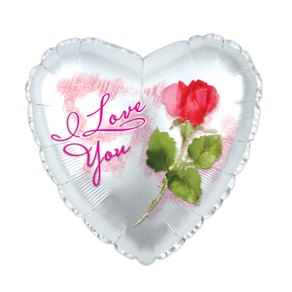 I Love You Rose 17" Foil Balloon