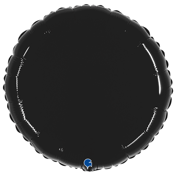 Grabo 21" Shiny Black Round Balloon
