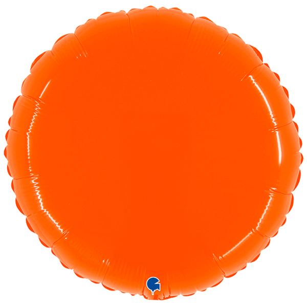 Grabo 21" Shiny Orange Round Balloon