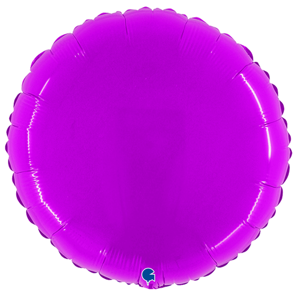 Grabo 21" Shiny Purple Round Balloon