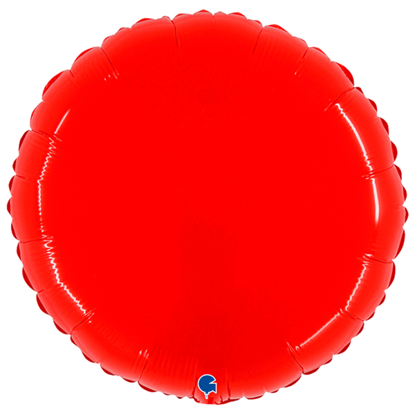 Grabo 21" Shiny Red Round Foil Balloon