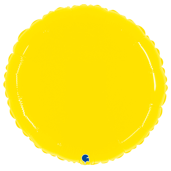 Grabo 21" Shiny Yellow Round Balloon