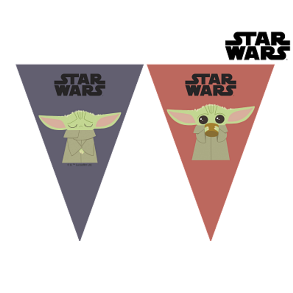 Star Wars Mandalorian 7.5ft Flag Banner
