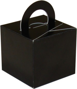 Balloon Weight/Gift Boxes Black - 10pk