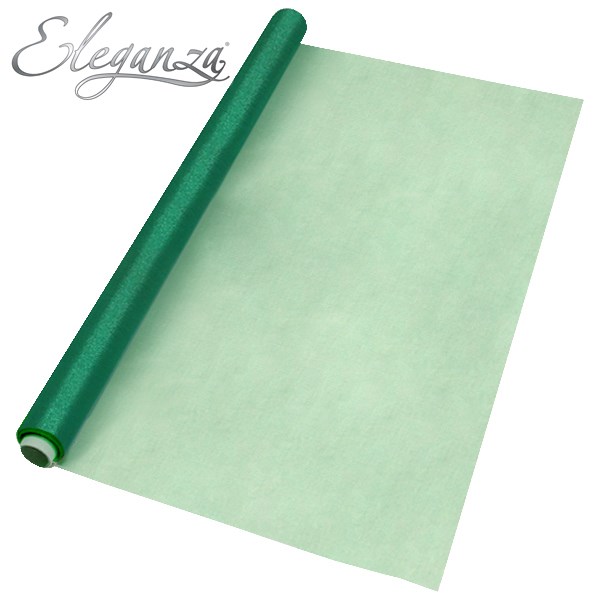 Emerald Green Organza Roll - 70cm x 10M