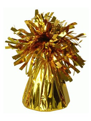 Gold 6oz Foil Tassel Balloon Weight