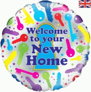 Welcome To Your New Home 18" Foil Balloon
