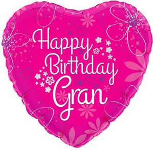 Happy Birthday Gran 18" Foil Balloon
