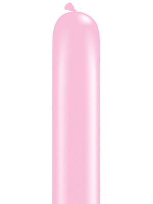 Qualatex 260Q Pearl Pink Latex Modelling Balloons 100pk