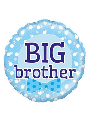 Blue Big Brother 18" Foil Balloon