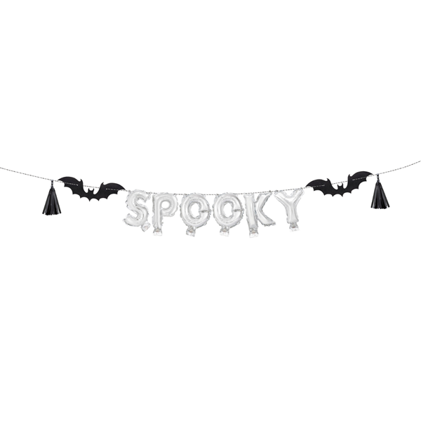 Halloween Spooky Air Fill Letter Banner Kit