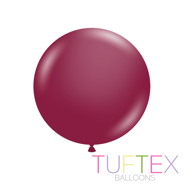 Tuftex Standard Sangria 24" Latex Balloons 3pk