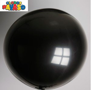 Globos Black 2ft (24") Latex Balloons 10pk