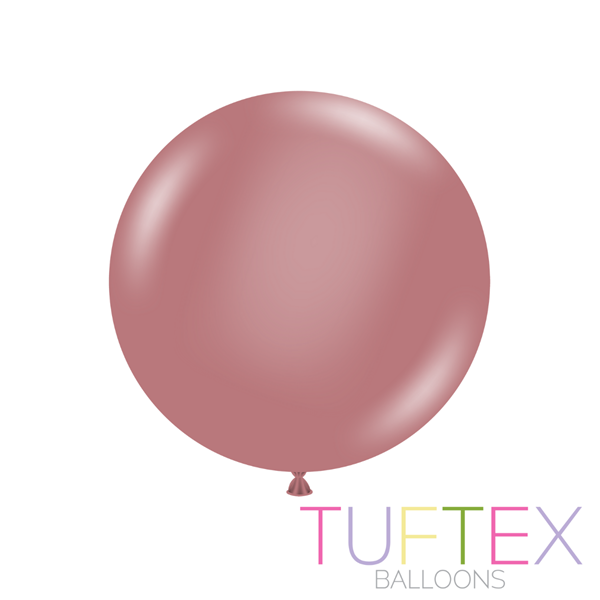 Tuftex Standard Canyon Rose 24" Latex Balloons 25pk