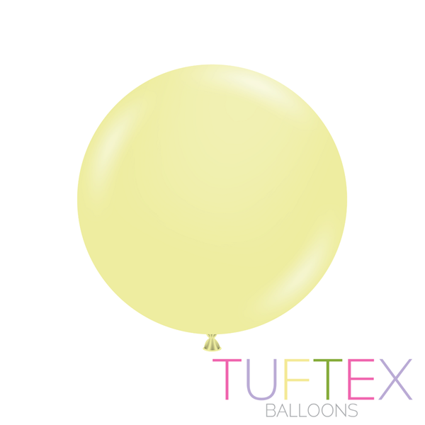 Tuftex Standard Lemonade 24" Latex Balloons 25pk