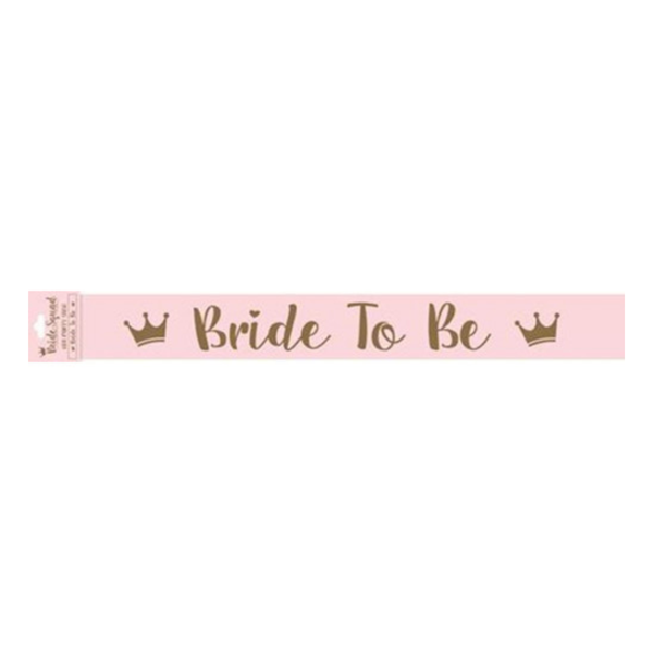 Pink & Gold Bride To Be Hen Party Sash