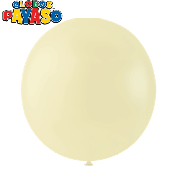 Macaroon Vanilla 24" Latex Balloons 10pk