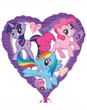 My Little Pony 17" Heart Foil Balloon
