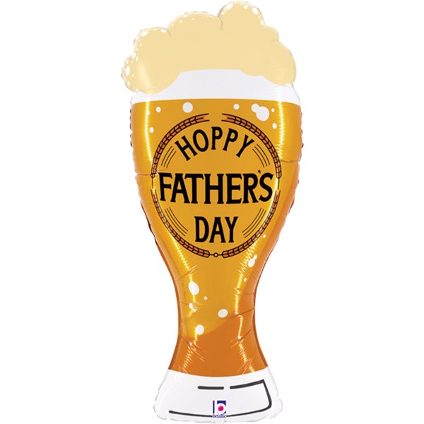 Hoppy Father's Day Beer 39" Large Foil Balloon