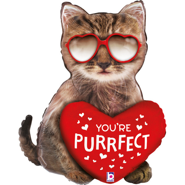 You're Purrfect 32" Large Foil Balloon