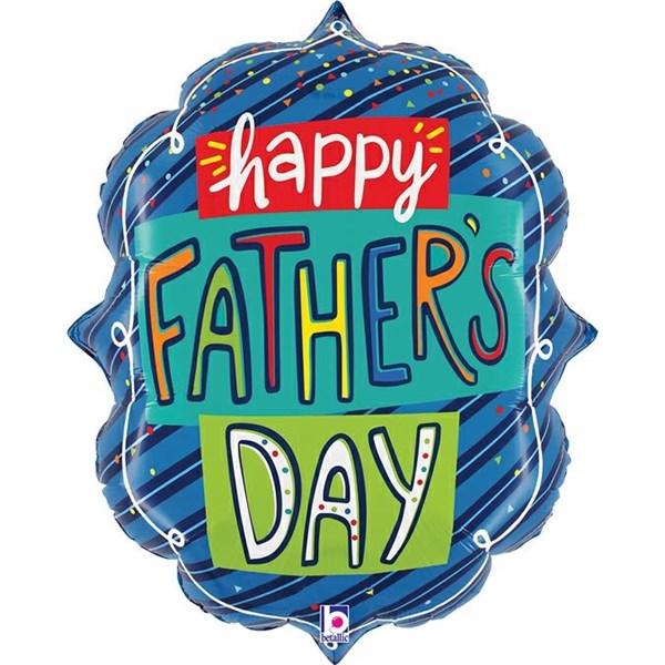 Father's Day Frame Grabo 27" Foil Balloon