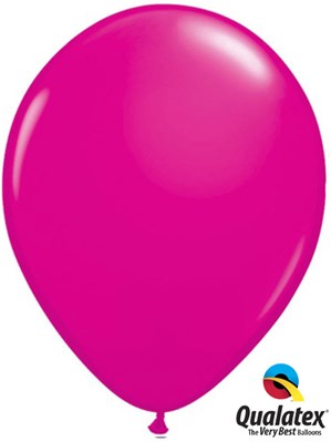 Qualatex 16" Wild Berry Latex Balloons 50pk