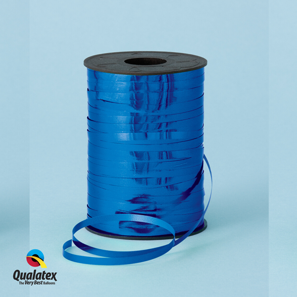 Qualatex Metallic Blue Curling Ribbon 5mm x 250M