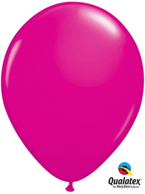 11" Wild Berry Latex Balloons - 25pk
