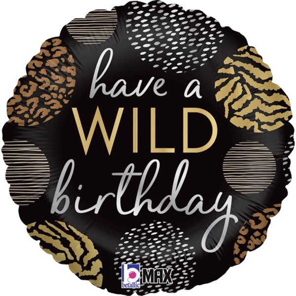 Have A Wild Birthday 18" Foil Balloon