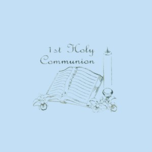 1st Holy Communion Blue Napkins - 15pk