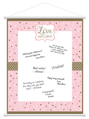 Love Always & Forever Hanging Sign In Scroll