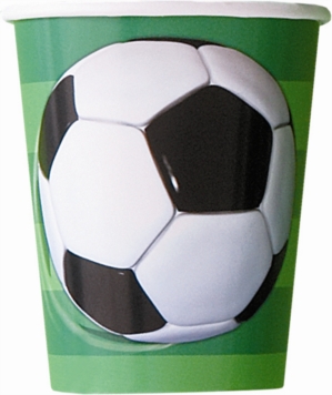 8 Football 9oz Paper Cups