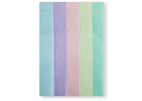 Multi Coloured Pastel Tissue Paper 10pk