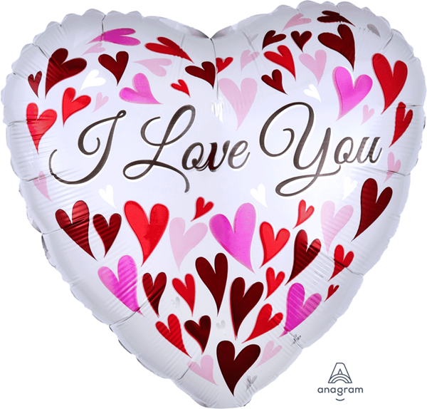 Valentine's I Love You 18" Heart Foil Balloon