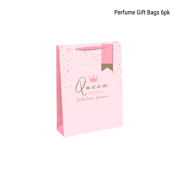 Pink Queen For The Day Perfume Medium Gift Bag 6pk