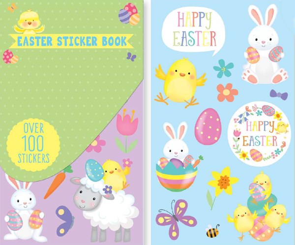 Easter Sticker Book 100 Stickers