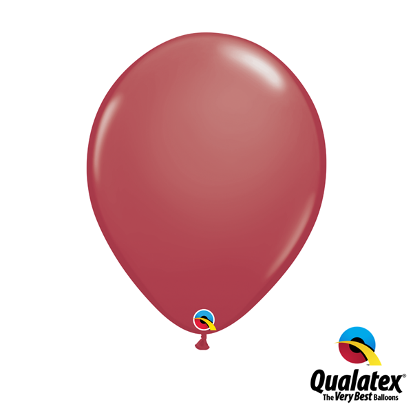 Qualatex Fashion 16" Cranberry Latex Balloons 50pk
