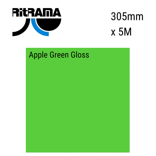 Apple Green Gloss Vinyl 305mm x 5M