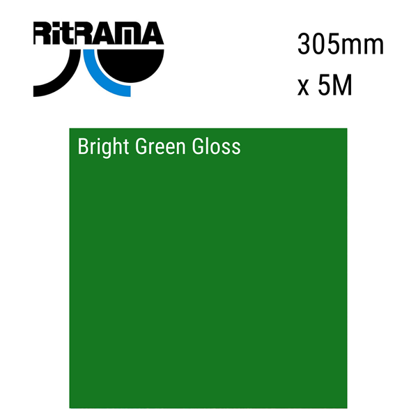 Bright Green Gloss Vinyl 305mm x 5M