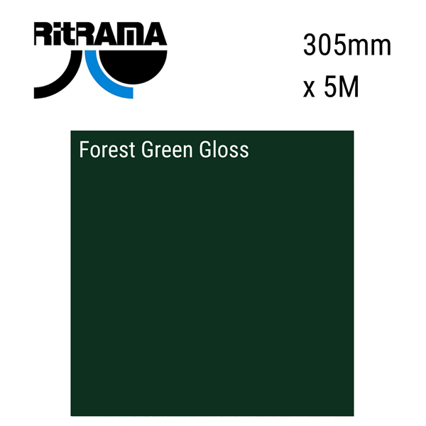 Forest Green Gloss Vinyl 305mm x 5M