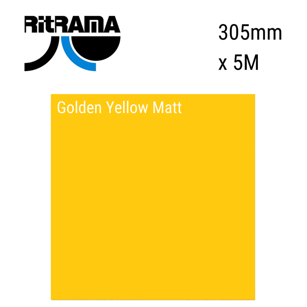 Golden Yellow Matt Vinyl 305mm x 5M
