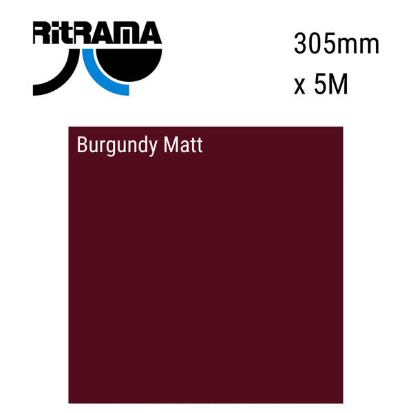 Burgundy Matt Vinyl 305mm x 5M