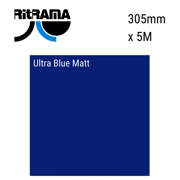 Ultra Blue Matt Vinyl 305mm x 5M