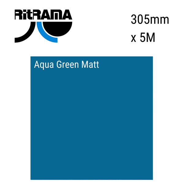 Aqua Green Matt Vinyl 305mm x 5M