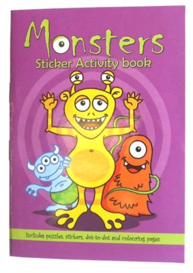 Monsters Mini Sticker Activity Book