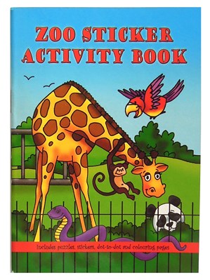 Zoo Animal Mini Sticker Activity Book