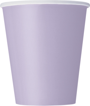 Unique Party 9oz Lavender Paper Cups 8pk