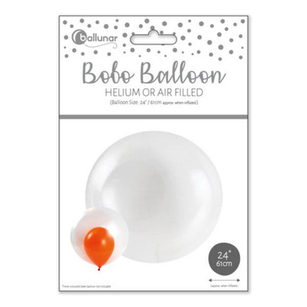 Clear 24" Bobo Balloon
