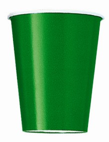 Value Pack Emerald Green 9oz Paper Cups 14pk