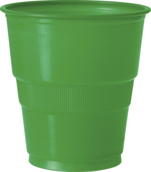 Emerald Green 9oz Plastic Cups 12pk